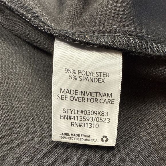 Alyx Dress Solid Black Sleeveless A Line Womens 16 Office Wedding Guest NWT - Picture 8 of 10